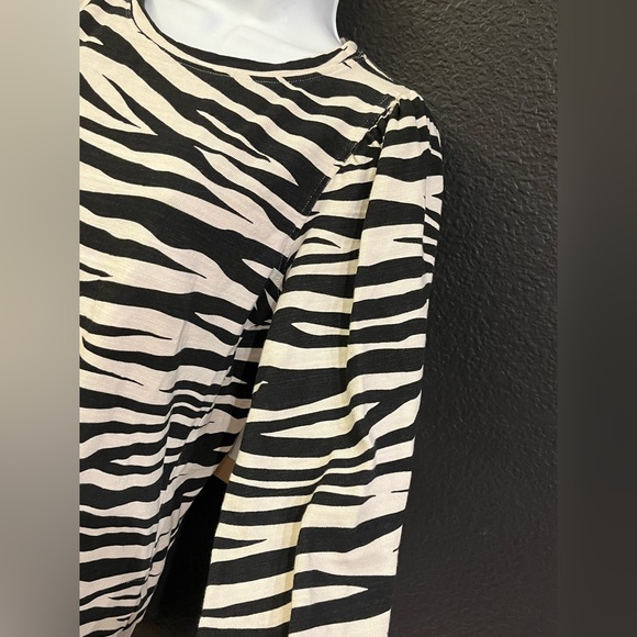 Loft long sleeve animal print blouse - Picture 2 of 8